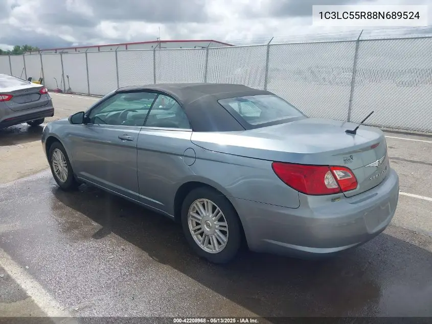 2008 Chrysler Sebring Touring VIN: 1C3LC55R88N689524 Lot: 42208968