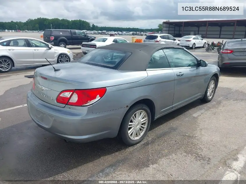 2008 Chrysler Sebring Touring VIN: 1C3LC55R88N689524 Lot: 42208968