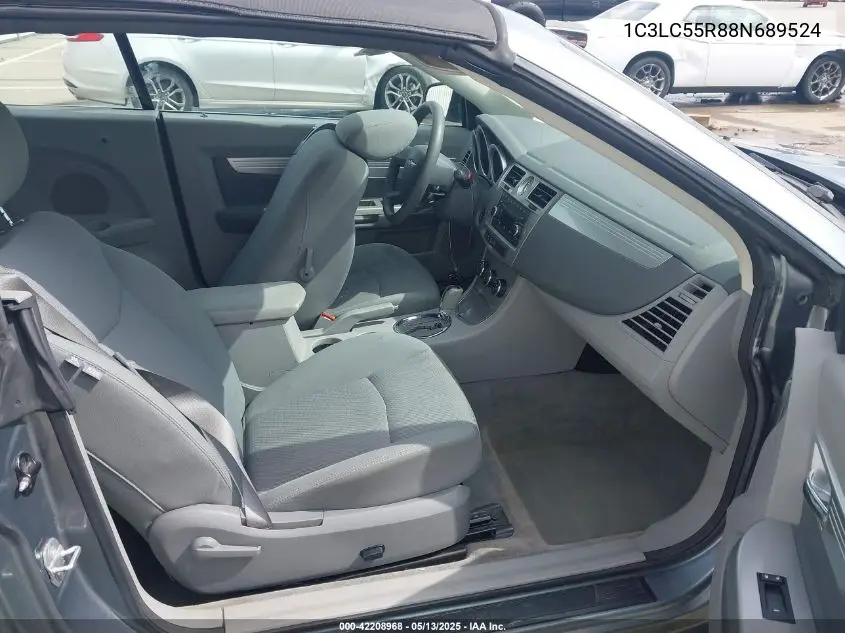 2008 Chrysler Sebring Touring VIN: 1C3LC55R88N689524 Lot: 42208968