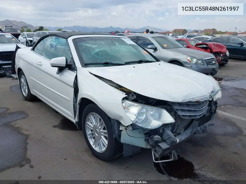 2008 Chrysler Sebring Touring VIN: 1C3LC55R48N261997 Lot: 42215086