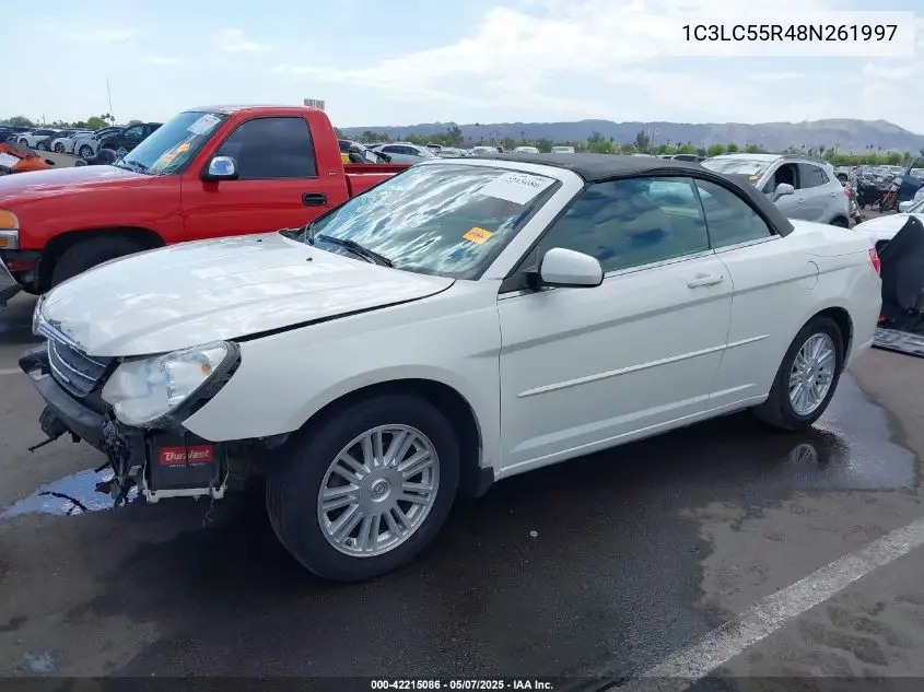 2008 Chrysler Sebring Touring VIN: 1C3LC55R48N261997 Lot: 42215086