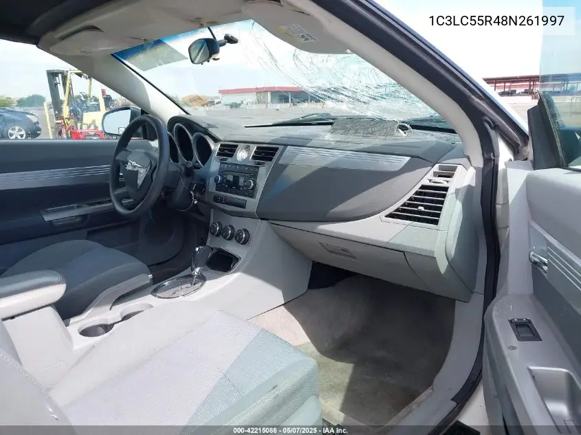 2008 Chrysler Sebring Touring VIN: 1C3LC55R48N261997 Lot: 42215086
