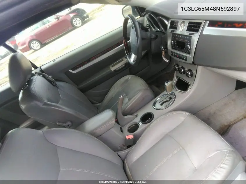 2008 Chrysler Sebring Limited VIN: 1C3LC65M48N692897 Lot: 42226902