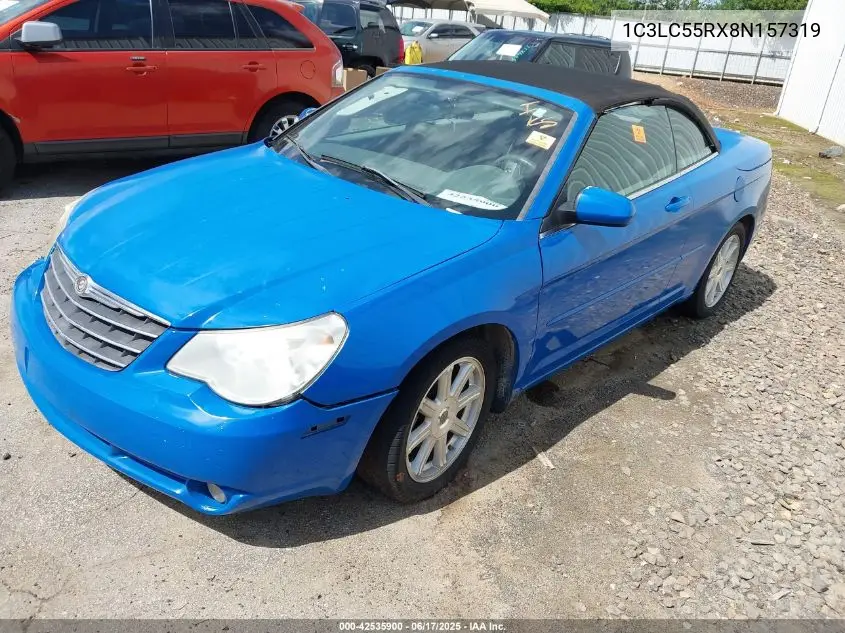 2008 Chrysler Sebring Touring VIN: 1C3LC55RX8N157319 Lot: 42535900
