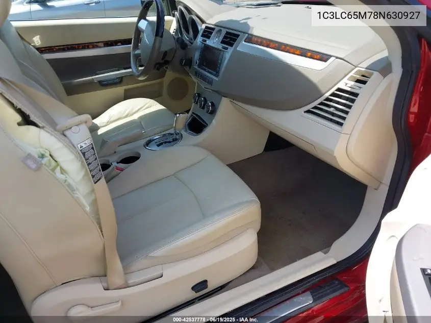 2008 Chrysler Sebring Limited VIN: 1C3LC65M78N630927 Lot: 42537778