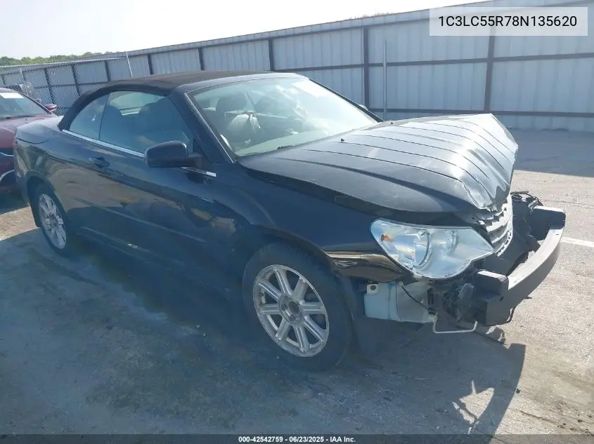2008 Chrysler Sebring Touring VIN: 1C3LC55R78N135620 Lot: 42542759