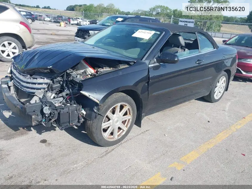 2008 Chrysler Sebring Touring VIN: 1C3LC55R78N135620 Lot: 42542759