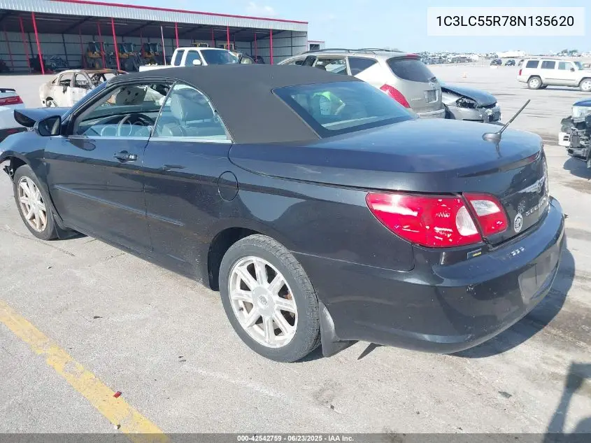 2008 Chrysler Sebring Touring VIN: 1C3LC55R78N135620 Lot: 42542759