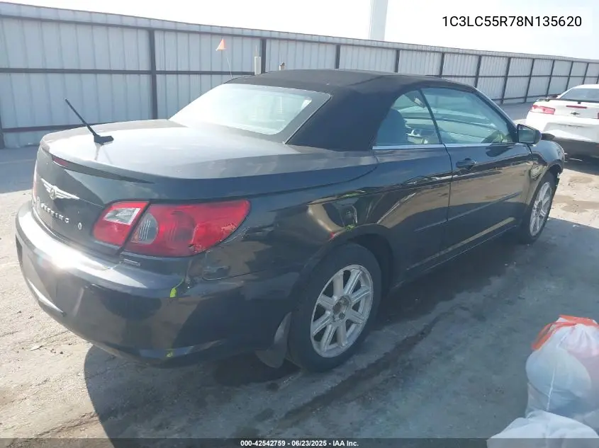 2008 Chrysler Sebring Touring VIN: 1C3LC55R78N135620 Lot: 42542759