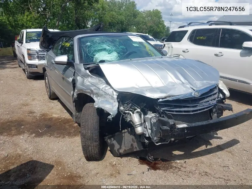 2008 Chrysler Sebring Touring VIN: 1C3LC55R78N247656 Lot: 42548410