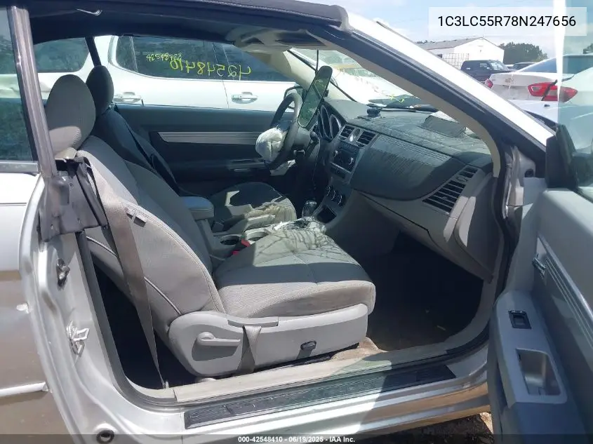 2008 Chrysler Sebring Touring VIN: 1C3LC55R78N247656 Lot: 42548410