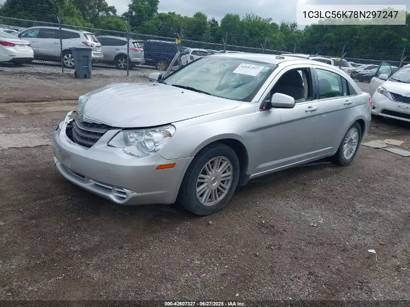 2008 Chrysler Sebring Touring VIN: 1C3LC56K78N297247 Lot: 42607327