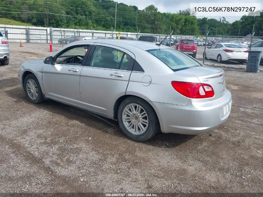 2008 Chrysler Sebring Touring VIN: 1C3LC56K78N297247 Lot: 42607327