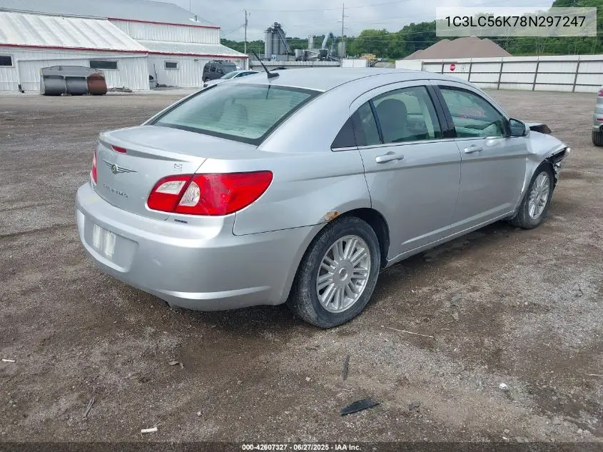 2008 Chrysler Sebring Touring VIN: 1C3LC56K78N297247 Lot: 42607327