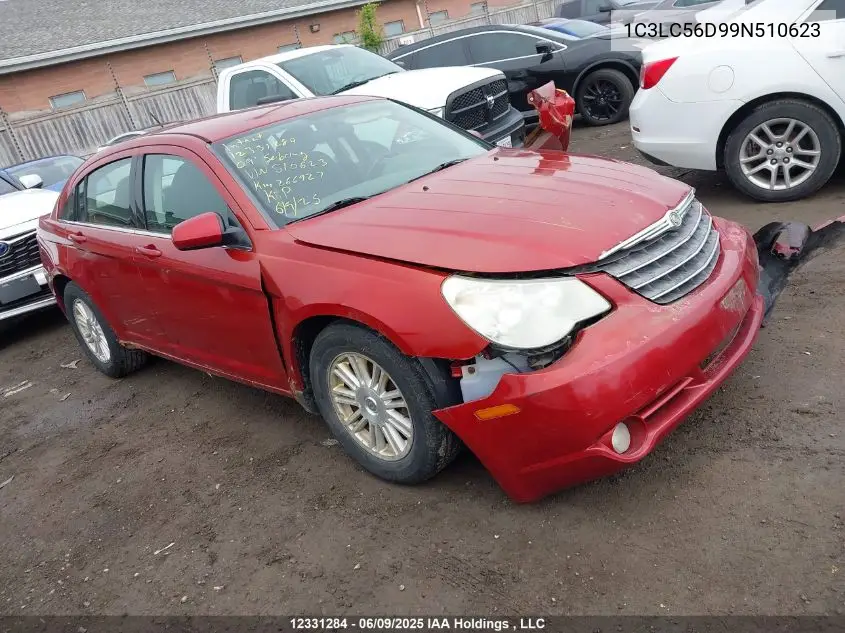 2009 Chrysler Sebring VIN: 1C3LC56D99N510623 Lot: 12331284