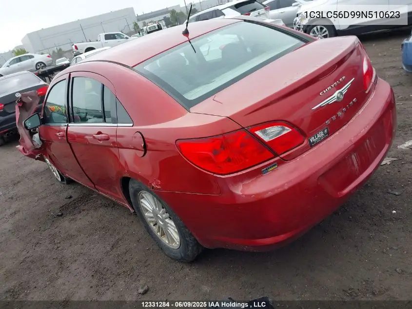 2009 Chrysler Sebring VIN: 1C3LC56D99N510623 Lot: 12331284