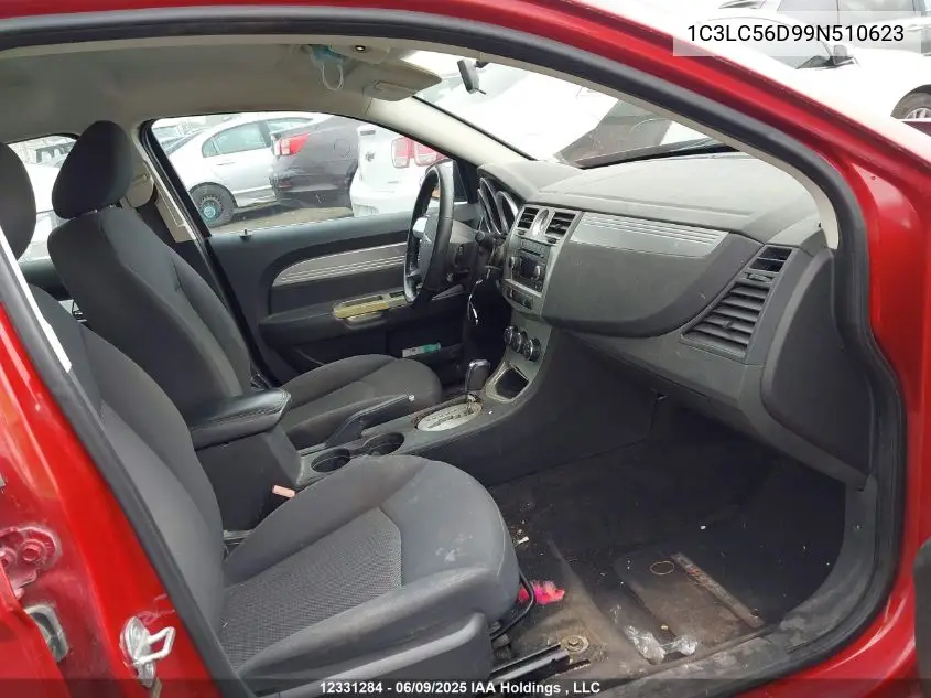 2009 Chrysler Sebring VIN: 1C3LC56D99N510623 Lot: 12331284