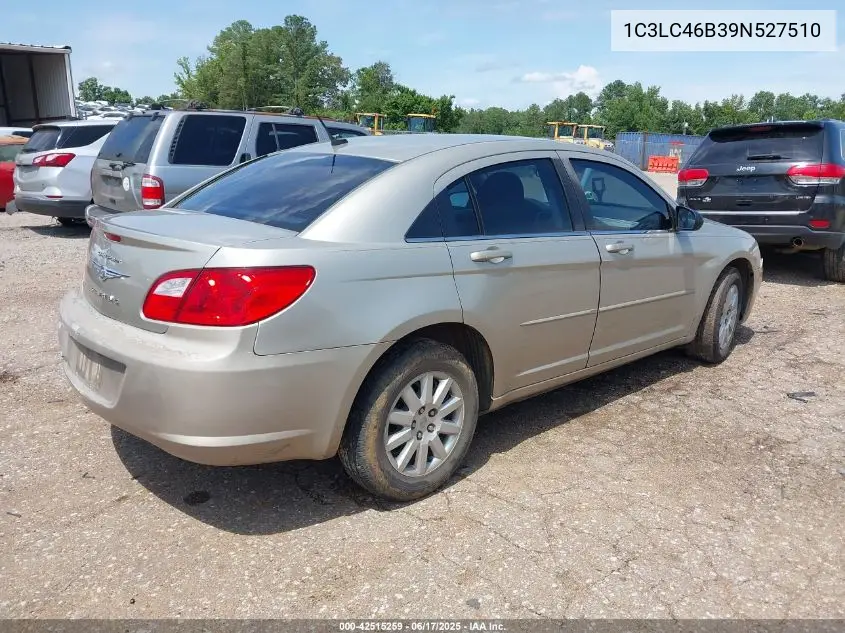 2009 Chrysler Sebring Lx VIN: 1C3LC46B39N527510 Lot: 42515259