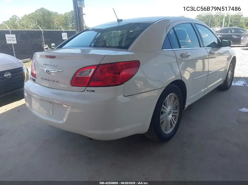 2009 Chrysler Sebring Touring VIN: 1C3LC56B79N517486 Lot: 42558600