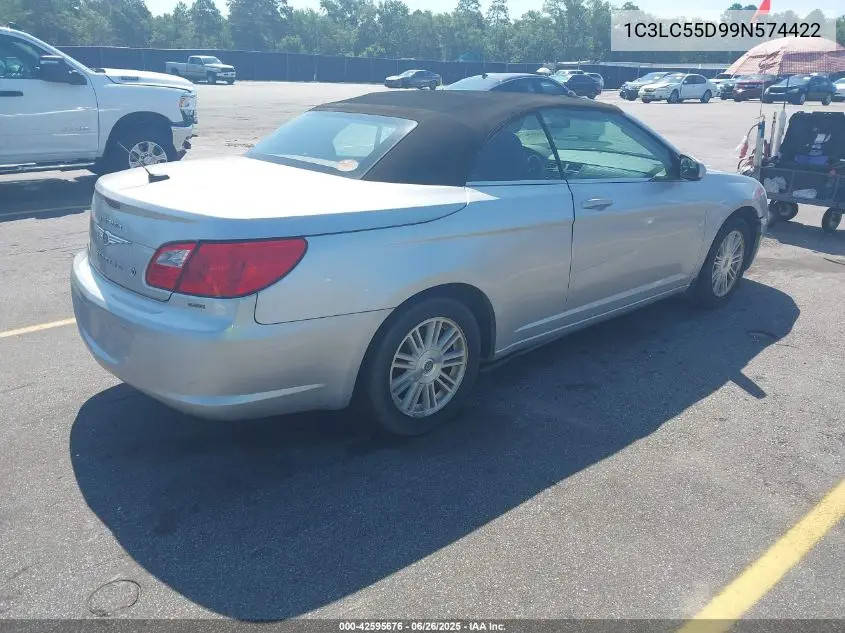2009 Chrysler Sebring Touring VIN: 1C3LC55D99N574422 Lot: 42595676