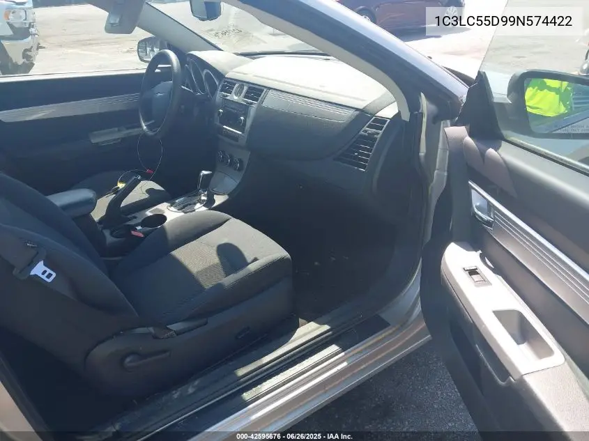 2009 Chrysler Sebring Touring VIN: 1C3LC55D99N574422 Lot: 42595676