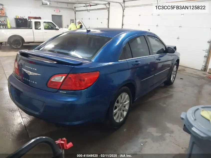 2010 Chrysler Sebring Limited VIN: 1C3CC5FB3AN125822 Lot: 41549520