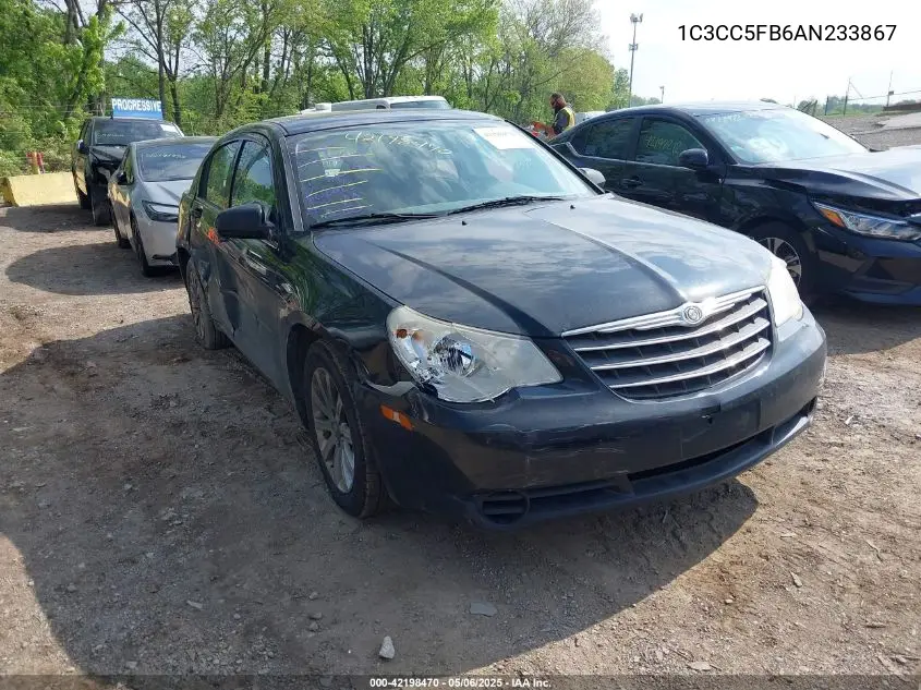 2010 Chrysler Sebring Limited VIN: 1C3CC5FB6AN233867 Lot: 42198470