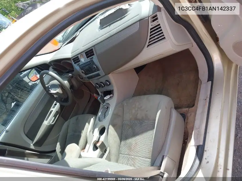 2010 Chrysler Sebring Touring VIN: 1C3CC4FB1AN142337 Lot: 42199569