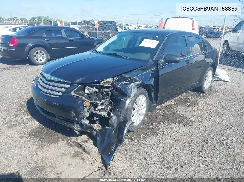 2010 Chrysler Sebring Limited VIN: 1C3CC5FB9AN158839 Lot: 42206044