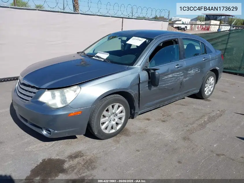 2010 Chrysler Sebring Touring VIN: 1C3CC4FB4AN173629 Lot: 42219561