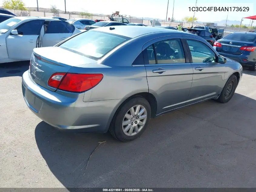 2010 Chrysler Sebring Touring VIN: 1C3CC4FB4AN173629 Lot: 42219561