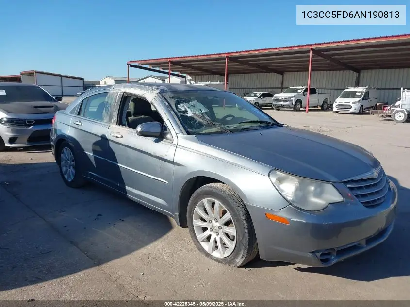 2010 Chrysler Sebring Limited VIN: 1C3CC5FD6AN190813 Lot: 42228345