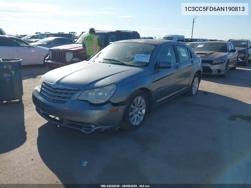 2010 Chrysler Sebring Limited VIN: 1C3CC5FD6AN190813 Lot: 42228345