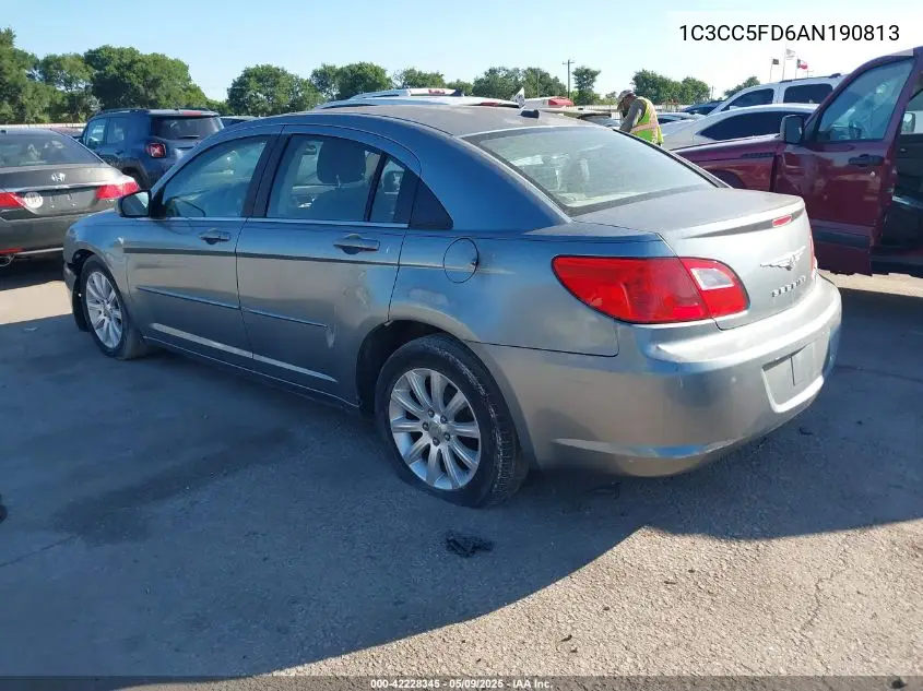 2010 Chrysler Sebring Limited VIN: 1C3CC5FD6AN190813 Lot: 42228345