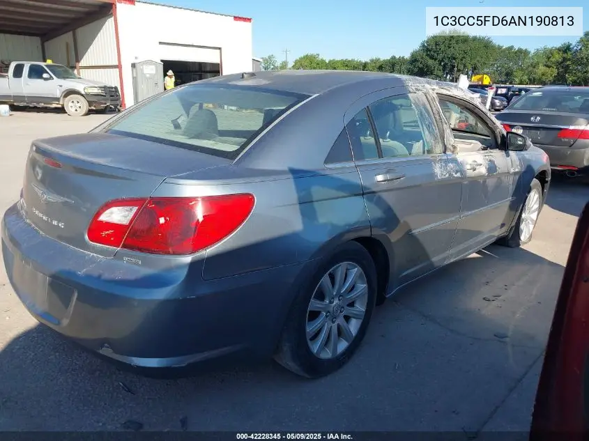2010 Chrysler Sebring Limited VIN: 1C3CC5FD6AN190813 Lot: 42228345
