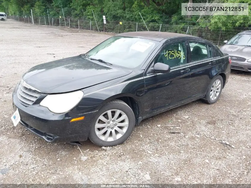2010 Chrysler Sebring Limited VIN: 1C3CC5FB7AN212851 Lot: 42516395