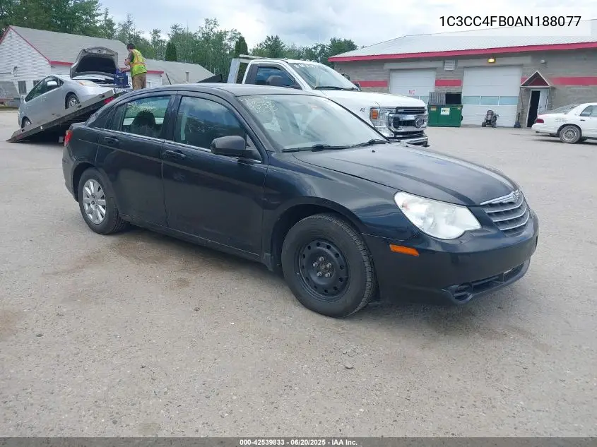 2010 Chrysler Sebring Touring VIN: 1C3CC4FB0AN188077 Lot: 42539833
