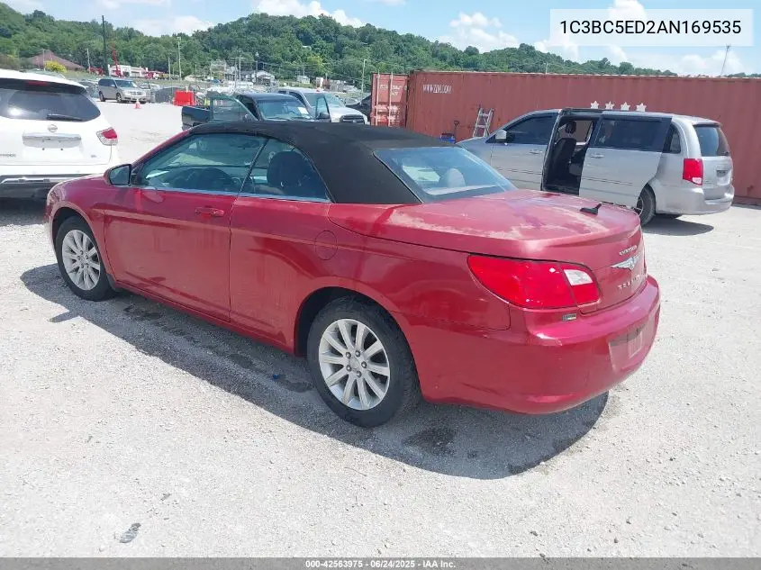 2010 Chrysler Sebring Touring VIN: 1C3BC5ED2AN169535 Lot: 42563975