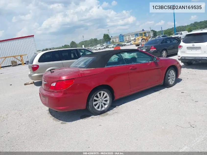 2010 Chrysler Sebring Touring VIN: 1C3BC5ED2AN169535 Lot: 42563975