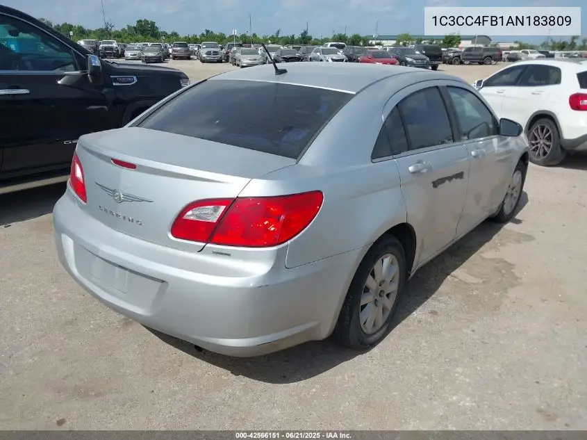 2010 Chrysler Sebring Touring VIN: 1C3CC4FB1AN183809 Lot: 42566151