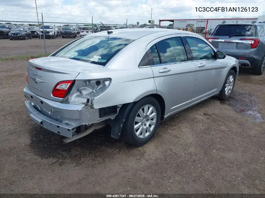 2010 Chrysler Sebring Touring VIN: 1C3CC4FB1AN126123 Lot: 42617247