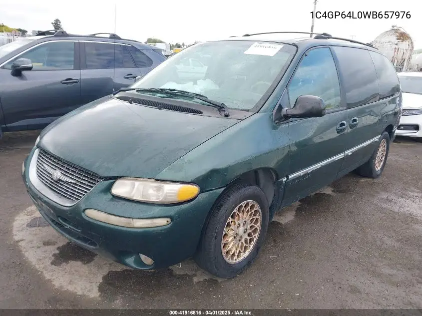 1998 Chrysler Town & Country Lxi VIN: 1C4GP64L0WB657976 Lot: 41916816