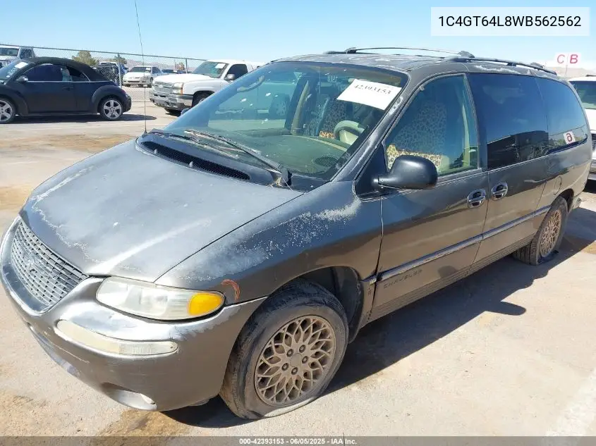 1998 Chrysler Town & Country Lxi VIN: 1C4GT64L8WB562562 Lot: 42393153
