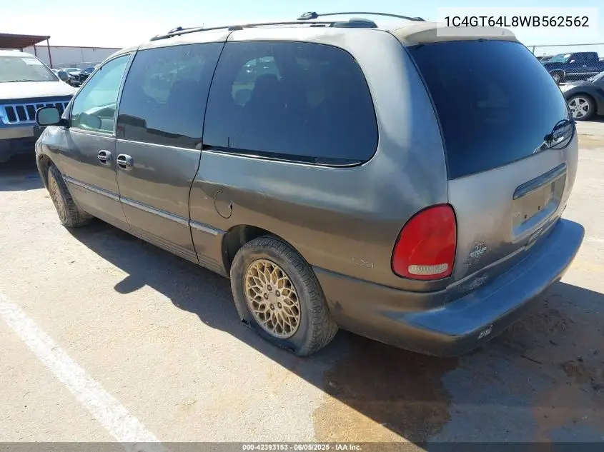 1998 Chrysler Town & Country Lxi VIN: 1C4GT64L8WB562562 Lot: 42393153