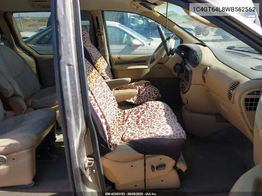 1998 Chrysler Town & Country Lxi VIN: 1C4GT64L8WB562562 Lot: 42393153