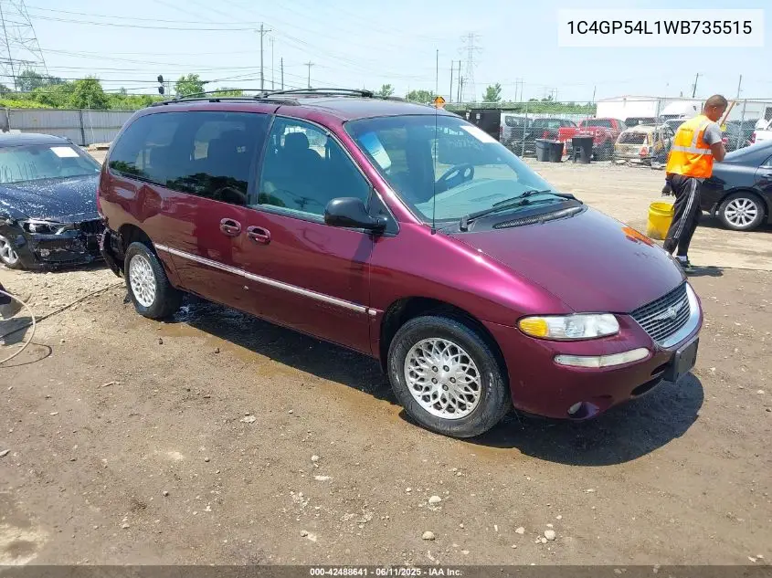 1998 Chrysler Town & Country Lx VIN: 1C4GP54L1WB735515 Lot: 42488641