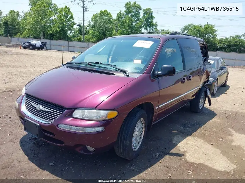 1998 Chrysler Town & Country Lx VIN: 1C4GP54L1WB735515 Lot: 42488641