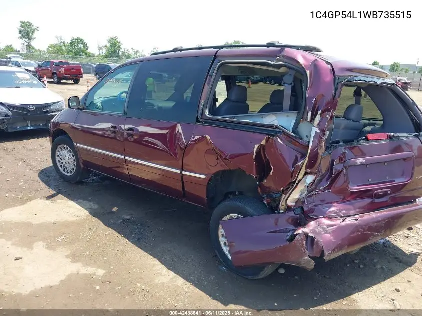 1998 Chrysler Town & Country Lx VIN: 1C4GP54L1WB735515 Lot: 42488641