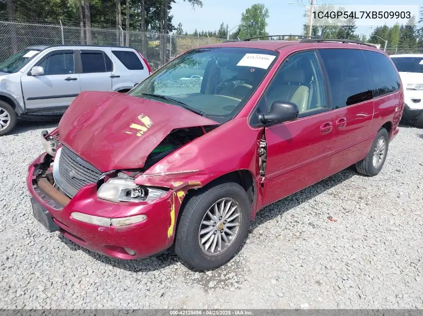 1999 Chrysler Town & Country Lx VIN: 1C4GP54L7XB509903 Lot: 42125496