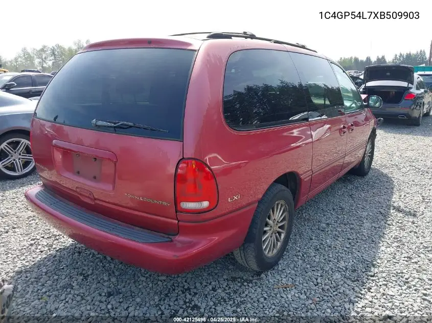 1999 Chrysler Town & Country Lx VIN: 1C4GP54L7XB509903 Lot: 42125496